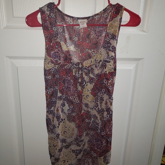 Mossimo sheer floral tank top - Picture 1 of 4